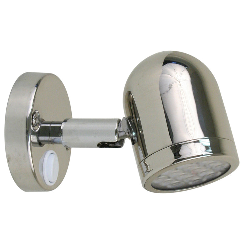 Load image into Gallery viewer, Scandvik LED 304 Stainless Steel LED Reading Light  830V 19053P
