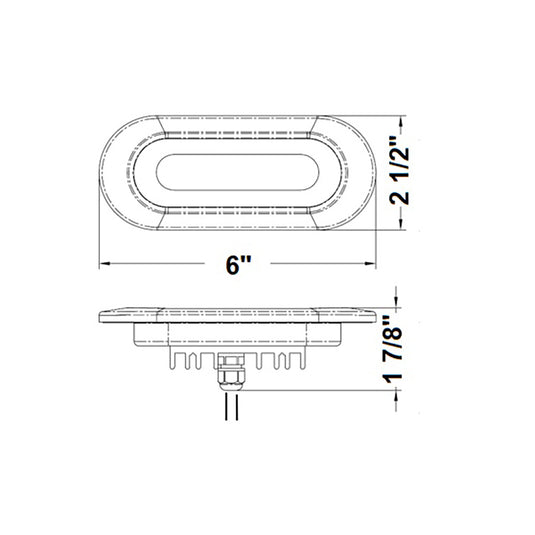 Scandvik Flush Mount Spreader Light  1030V  White 41343P