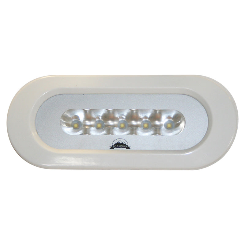 Load image into Gallery viewer, Scandvik Flush Mount Spreader Light  1030V  White 41343P

