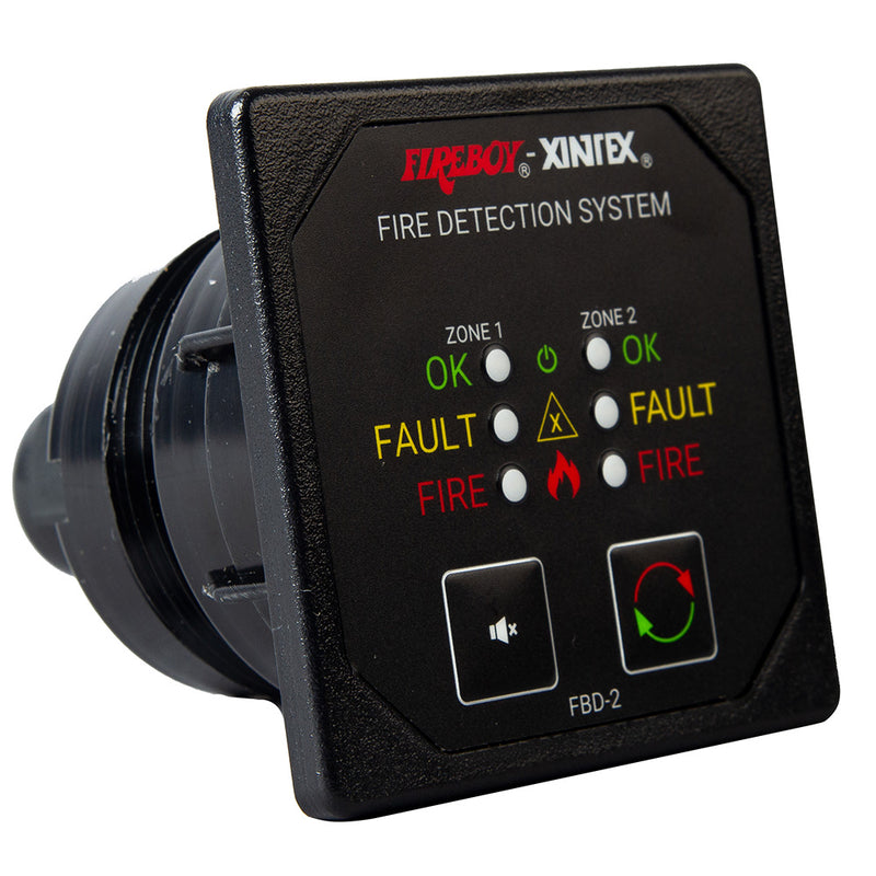 Load image into Gallery viewer, FireboyXintex Two Zone Detection  Alarm Panel  258 Display  1224V DC FBD2R

