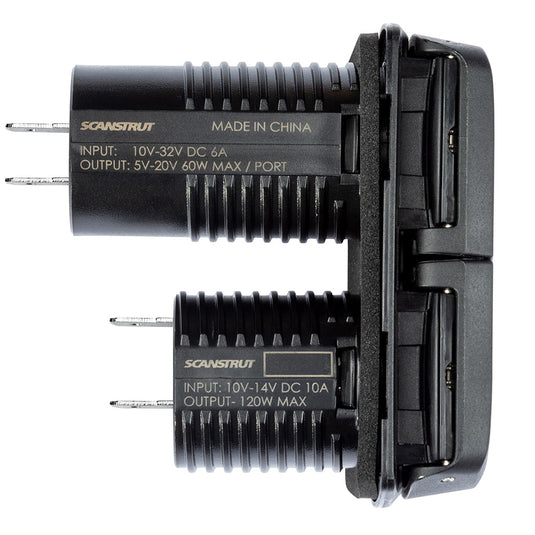 Scanstrut Flip Pro Multi  Dual USBC  12V Power Socket SCMULTIF1