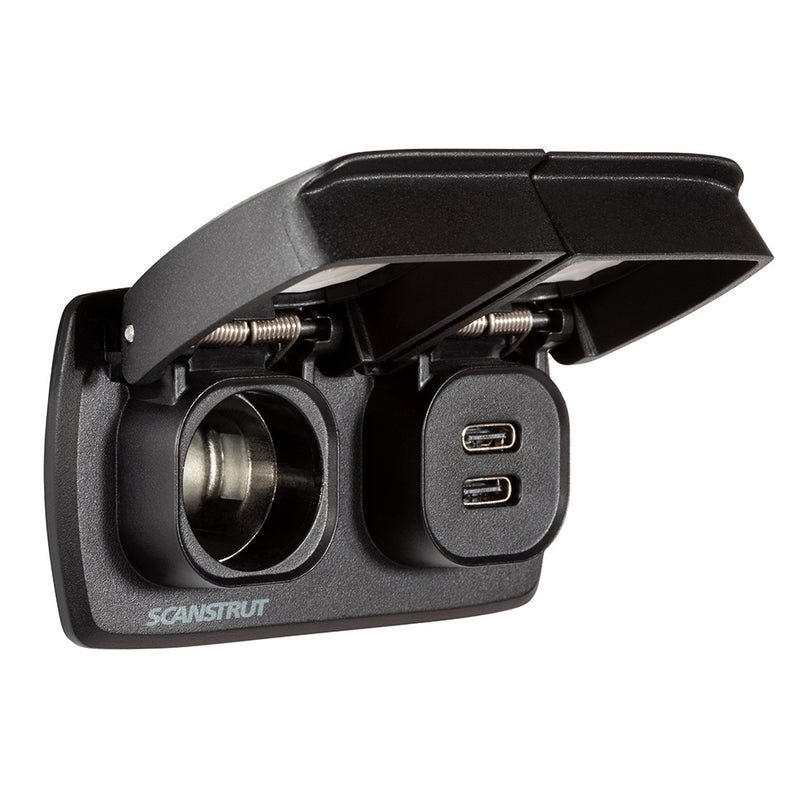 Load image into Gallery viewer, Scanstrut Flip Pro Multi  Dual USBC  12V Power Socket SCMULTIF1
