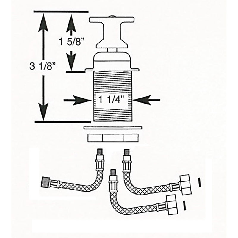 Load image into Gallery viewer, Scandvik THandle Shower Mixer Control 10617P
