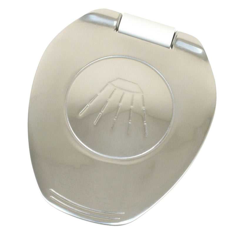 Load image into Gallery viewer, Scandvik White  SS Recessed Transom Shower HandleHose  VerticalHorizontal Mount  6 Hose 12131

