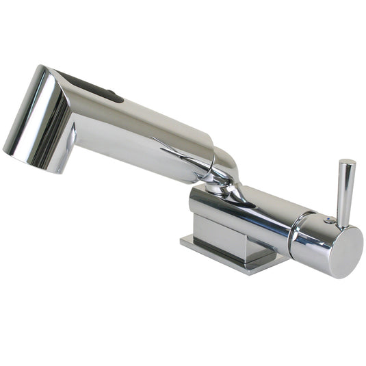 Scandvik Minimalistic Compact Single Level Mixer  Faucet  Shower Combo  Chrome 16216