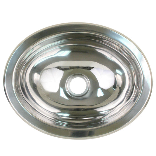 Scandvik Polished SS Oval Sink  1325 x 105 10280