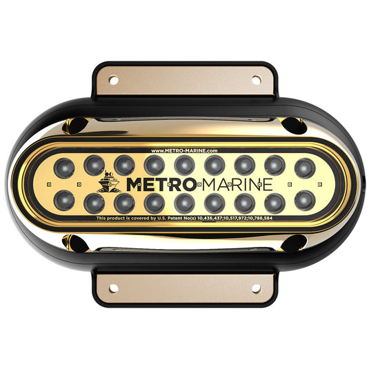 Metro Marine HighOutput Elongated Surface Mount Light wIntelligent Monochromatic LEDs  White 90 Beam FSME1HW390