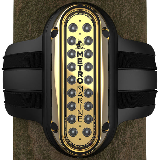 Metro Marine HighOutput Vertical Piling Mount Light wIntelligent Monochromatic LEDs  Green 45 Beam FPME1VG345