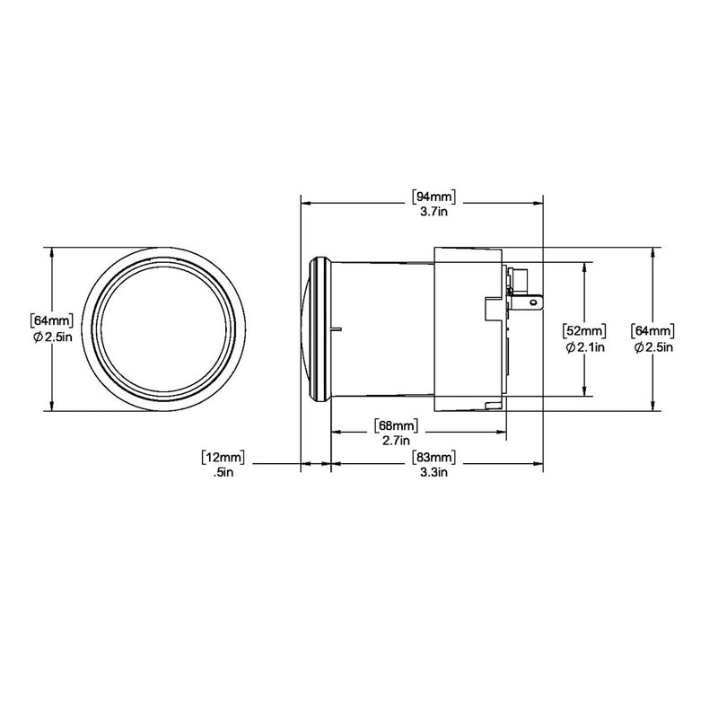 Load image into Gallery viewer, Ritchie X23BB RitchieSport Compass  Dash Mount  BlackBlack X23BB
