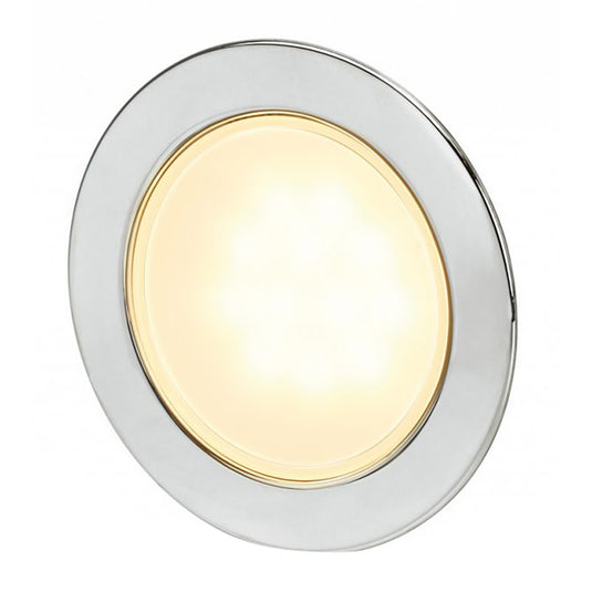 Hella Marine Round Warm White EuroLED 95 Gen 2 LED Down Light  Stainless Steel Rim 958340021