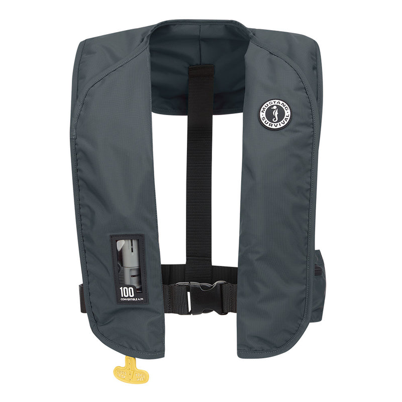 Load image into Gallery viewer, Mustang MIT 100 Convertible Inflatable PFD  Admiral Grey MD20301910202
