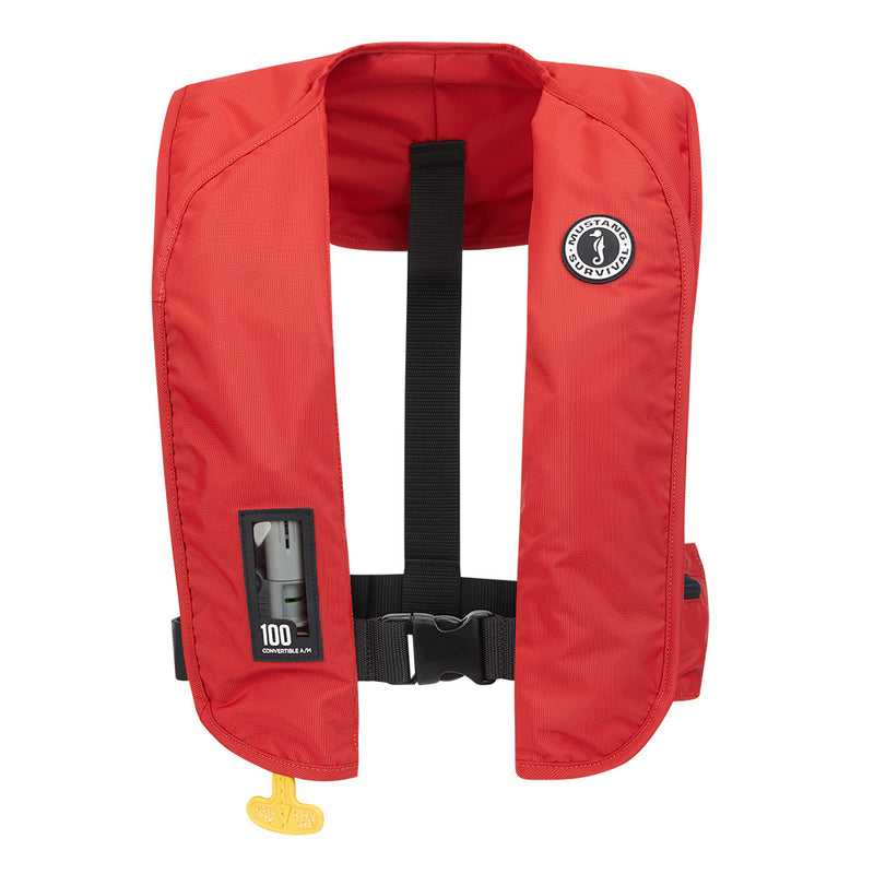 Load image into Gallery viewer, Mustang MIT 100 Convertible Inflatable PFD  Red MD203040202
