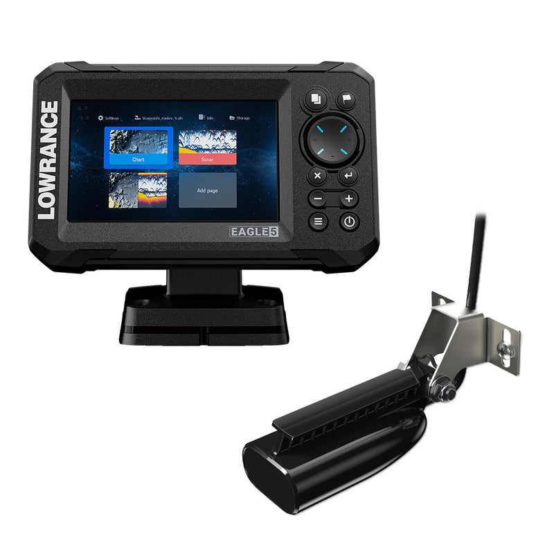 Load image into Gallery viewer, Lowrance Eagle 5 Combo wSplitShot Transducer 00016111001
