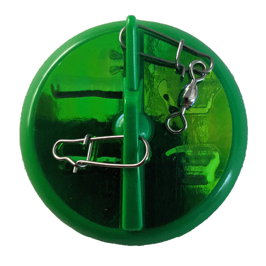LuhrJensen 214 Dipsy Diver  Kelly GreenSilver Bottom Moon Jelly 55600302511