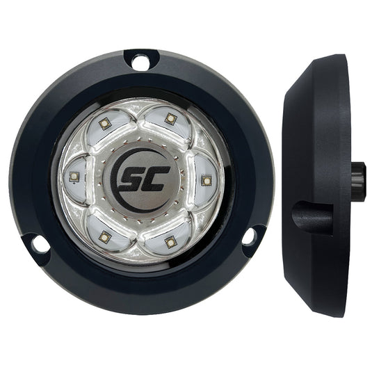ShadowCaster SC2 Series Polymer Composite Surface Mount Underwater Light  Great White SC2GWCSM