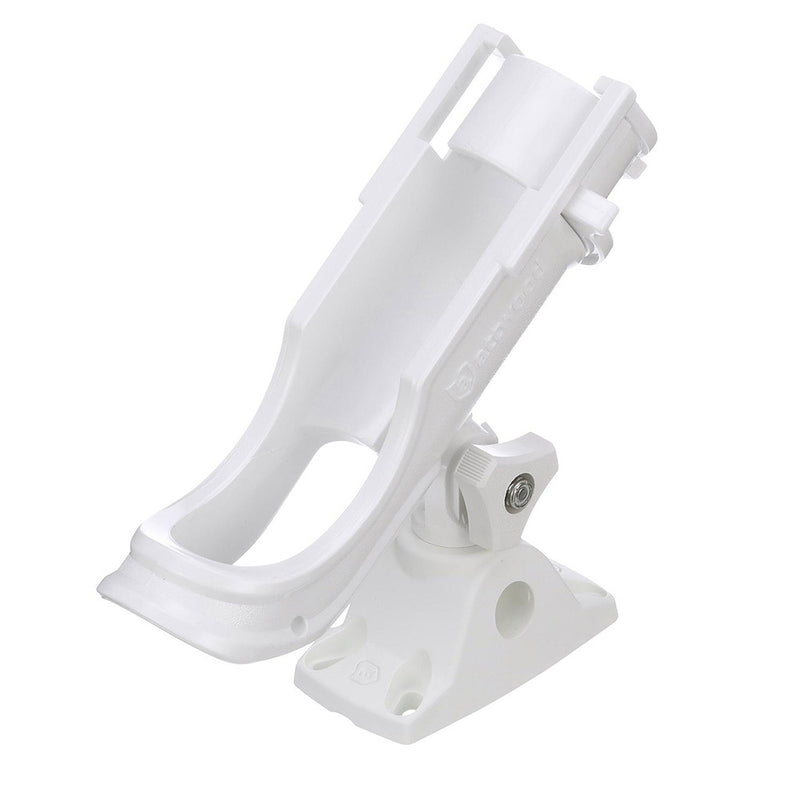 Load image into Gallery viewer, Attwood HeavyDuty Adjustable Rod Holder wCombo Mount  White 5009W4
