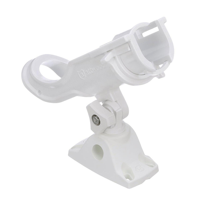 Load image into Gallery viewer, Attwood HeavyDuty Adjustable Rod Holder wCombo Mount  White 5009W4
