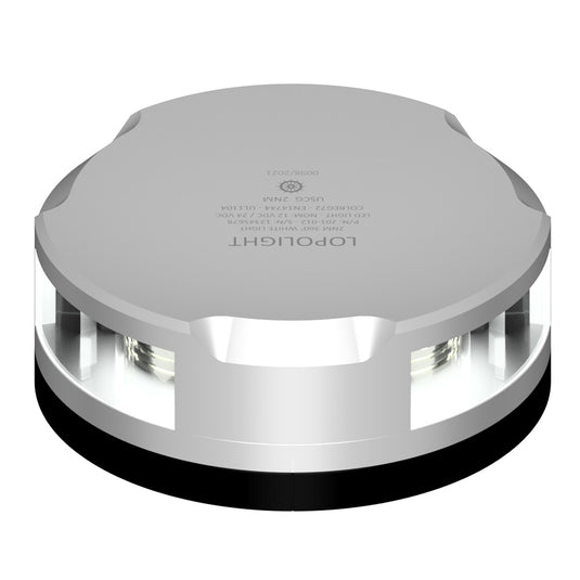 Lopolight Masthead360Degree Light  3NM  Silver Housing wFB Base 201021FB