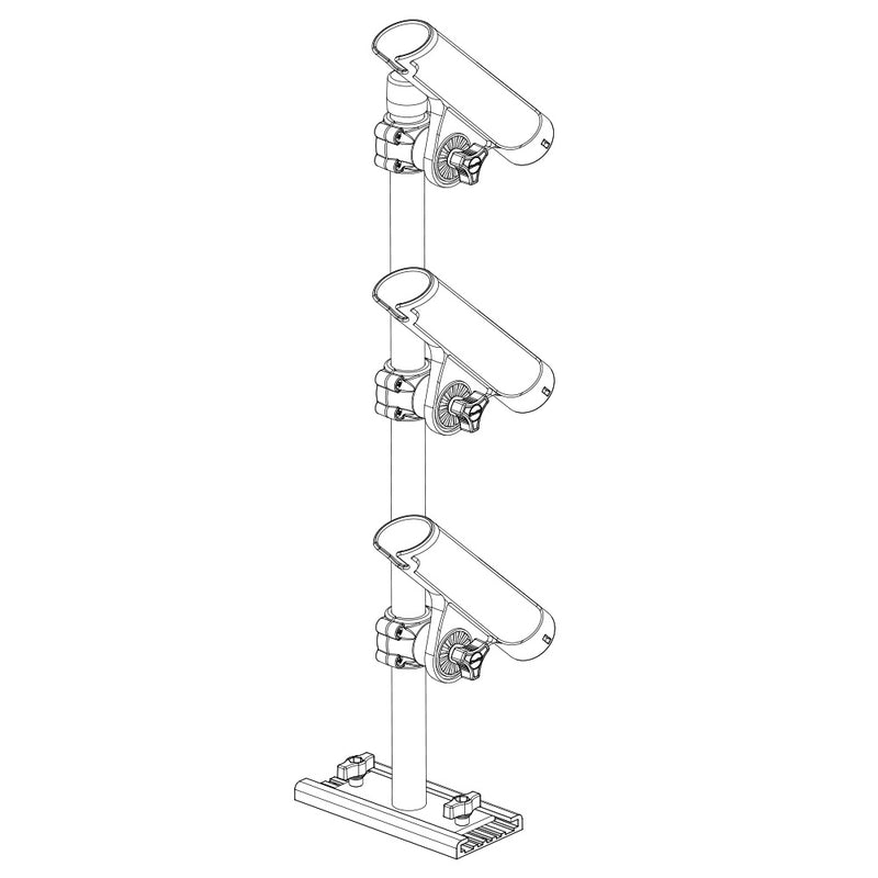 Load image into Gallery viewer, Scotty 333 Track Mounted Rod Tree  Rodmaster II Rod Holders 0333
