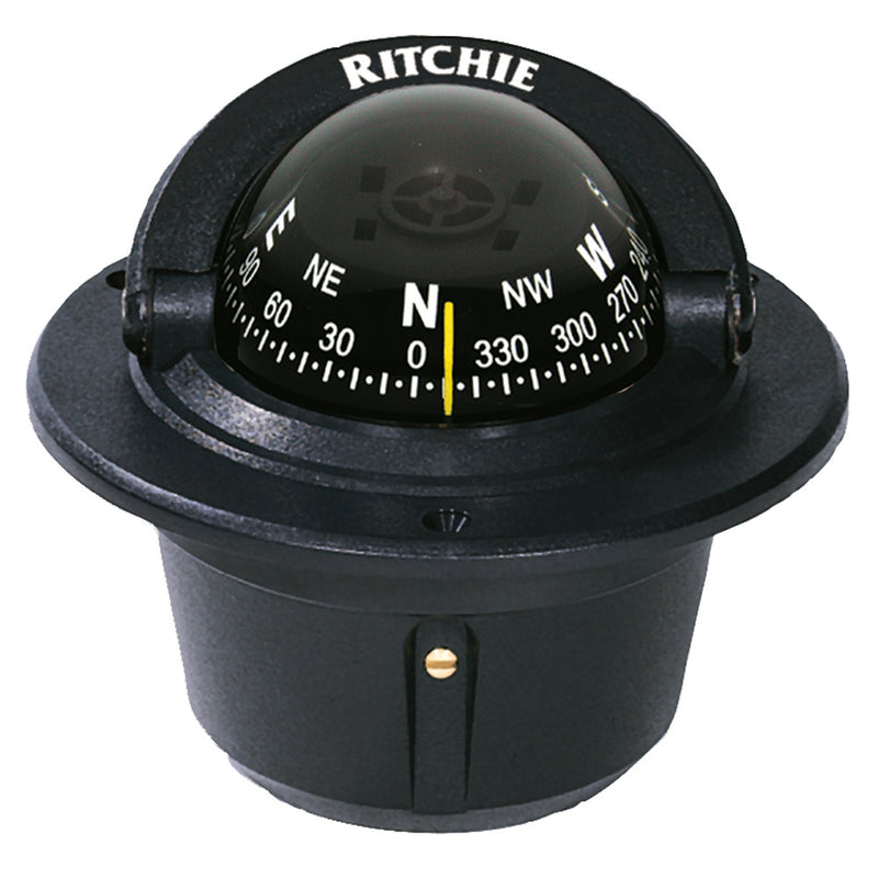 Load image into Gallery viewer, Ritchie F50 Explorer Compass  Flush Mount  Black F50
