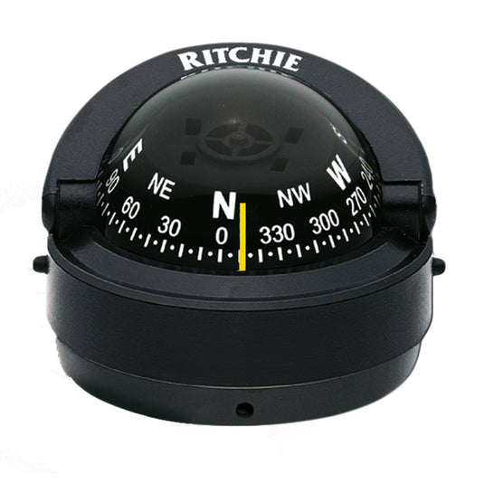 Ritchie S53 Explorer Compass  Surface Mount  Black S53