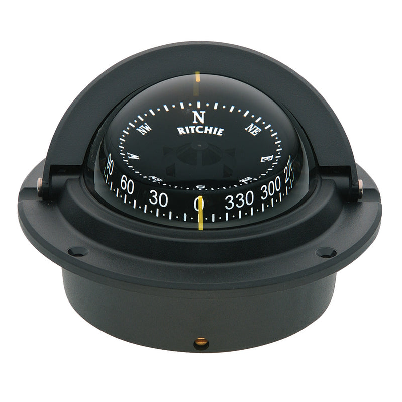 Load image into Gallery viewer, Ritchie F83 Voyager Compass  Flush Mount  Black F83
