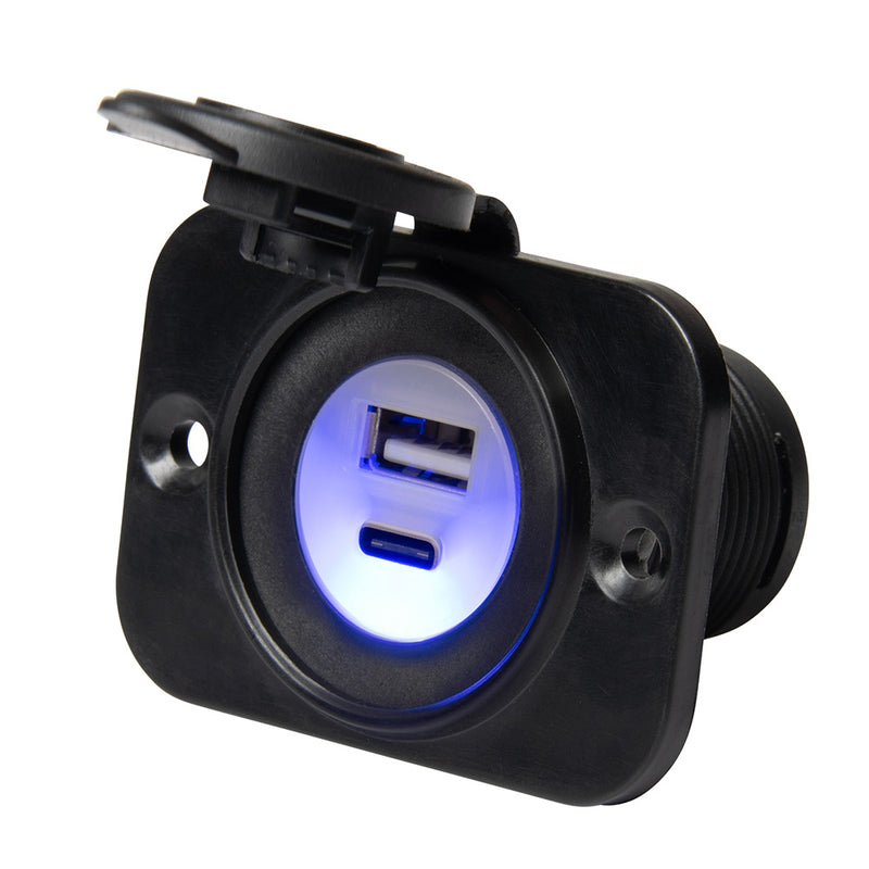 Load image into Gallery viewer, Marinco Sealink Dual USBAC Combo Charger 12VDUSBAC
