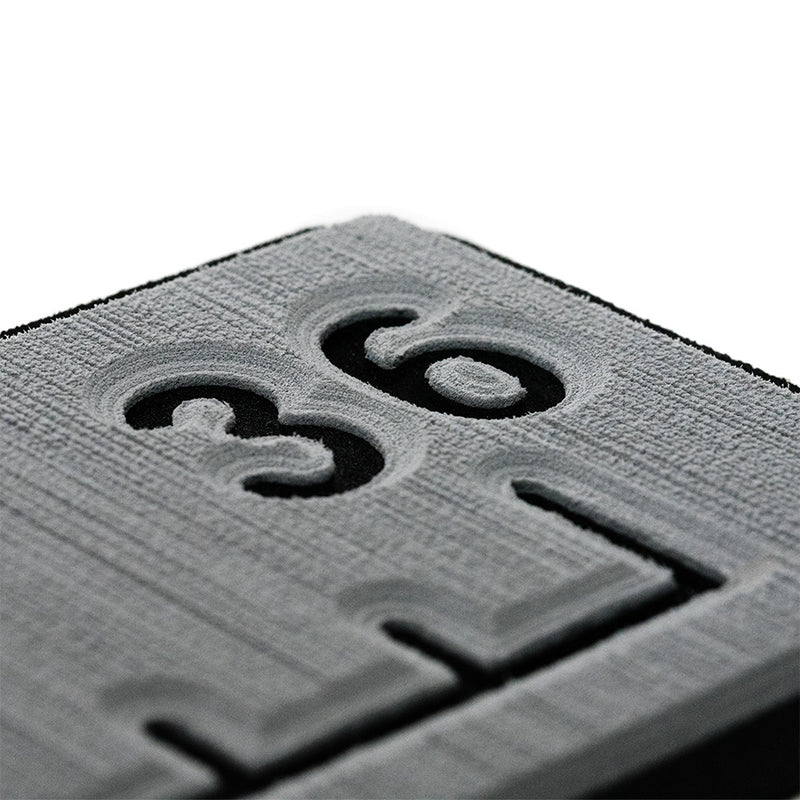 Load image into Gallery viewer, SeaDek 36 Routed Ruler  6mm  Brushed Texture  Storm GreyBlack 5358380066
