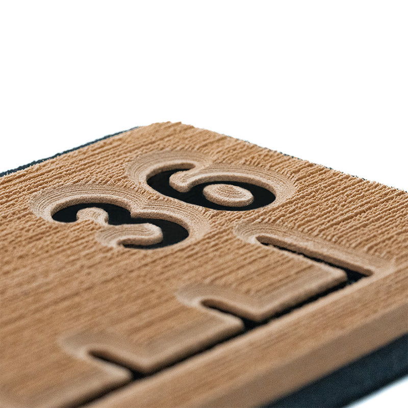 Load image into Gallery viewer, SeaDek 36 Routed Ruler  6mm  Brushed Texture  MochaBlack 5358380093
