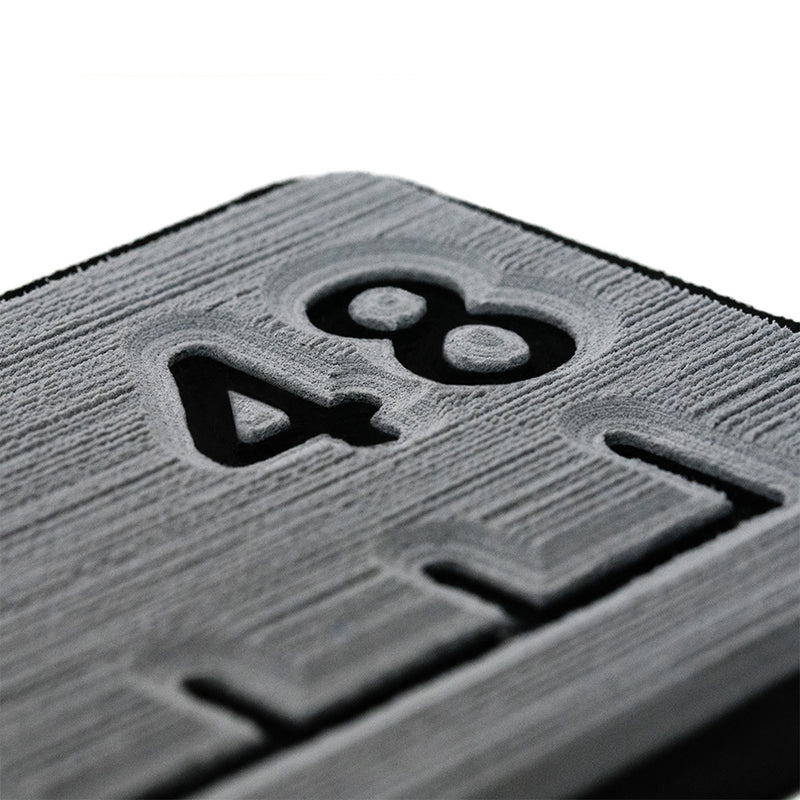 Load image into Gallery viewer, SeaDek 48 Routed Ruler  6mm  Brushed Texture  Storm GreyBlack 5358480066
