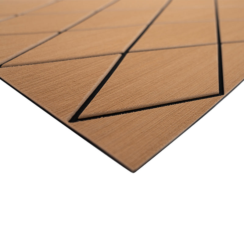 Load image into Gallery viewer, SeaDek 40 x 80 6mm Two Color Diamond Full Sheet  Brushed Texture  MochaBlack 1016mm x 2032mm x 6mm 5641180093
