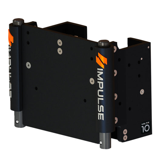 IMPULSE XL 10 Set Back Electric Jack Plate wStandard Control  Black Anodize 75073B