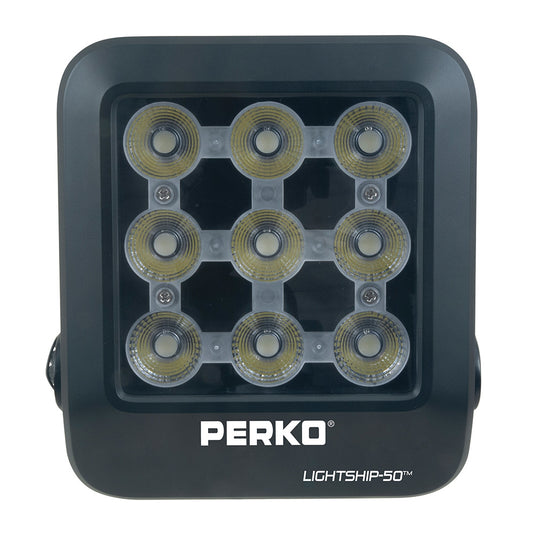 Perko Lightship 50 LED High Performance Floodlight  1224V  Black 1643050F0B