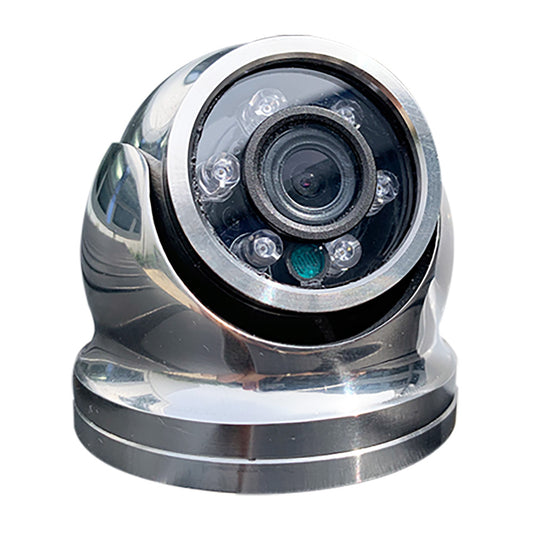 Iris HiResolution Analog Mini Dome Camera  316 Stainless Steel  CVBS  TVI IRISS06018