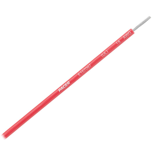 Pacer Red 18 AWG UL Marine Wire  35 WUL18RD35
