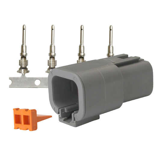 Pacer DTP Deutsch Receptacle Repair Kit  1412 AWG 4 Position TDTP04F4RP