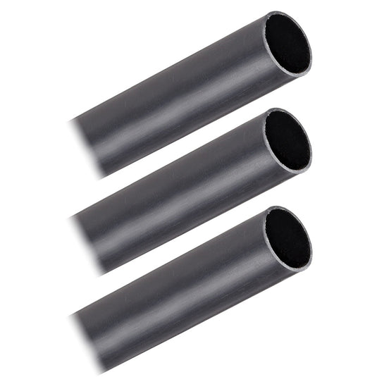 Pacer Battery Cable Heavy Wall Heat Shrink Tubing  34 x 12  Black 3Pieces BHW3412BK3