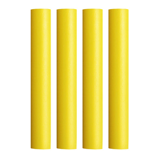 Pacer Battery Cable Heat Shrink Tubing  34 x 12  Yellow 4Pieces BEHS3412YL4