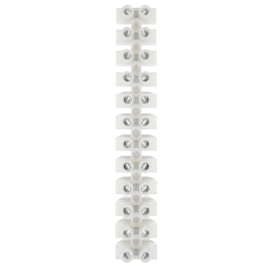 Pacer 40A Euro Style Terminal Block  12 Positions  5 Pack E400125