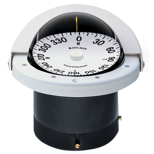 Ritchie FN201W Navigator Compass  Flush Mount  White FNW201