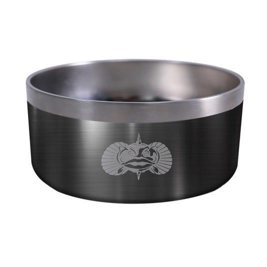 Toadfish NonTipping Dog Bowl  Graphite 1081
