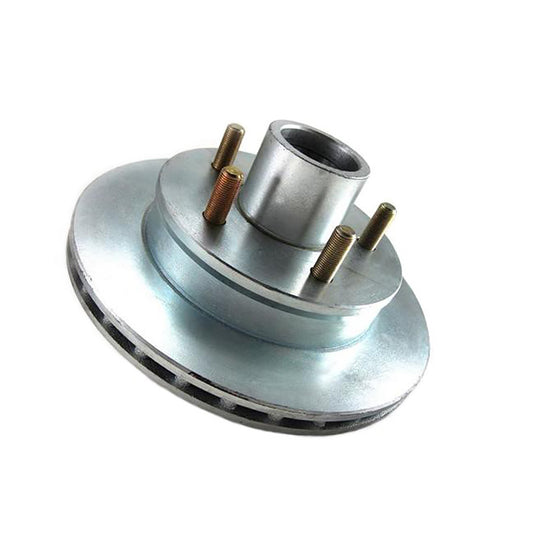 Load Rite Rotor Complete Kit Vented 975 Integral No Grease 5 Stud Dacromet Finish Knott 426547K