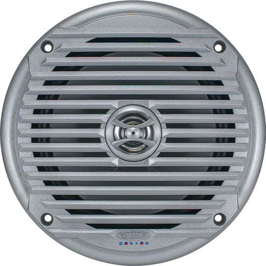 JENSEN 718 MS6007S Marine Speaker  Silver MS6007S