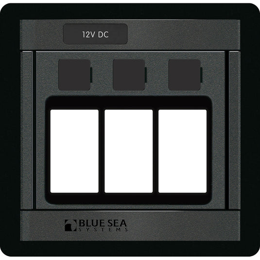 Blue Sea 1520 Remote Control Switch  360 Panel  3 Blank 1520