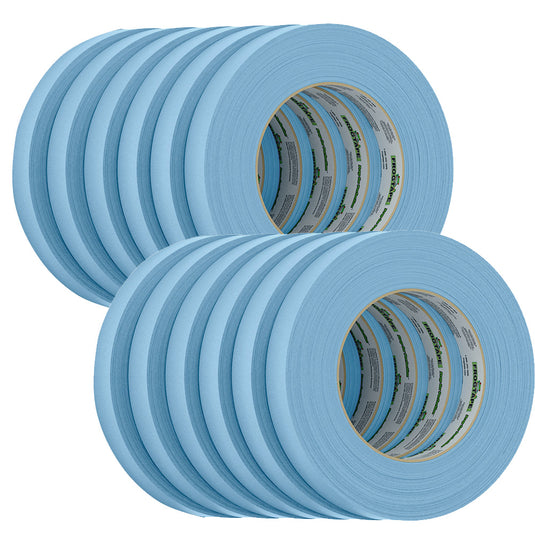 FrogTape CP 250 MediumHigh Adhesion Masking Tape  18MM x 55M x 12Pack  Light Blue  Rated f250F 105770