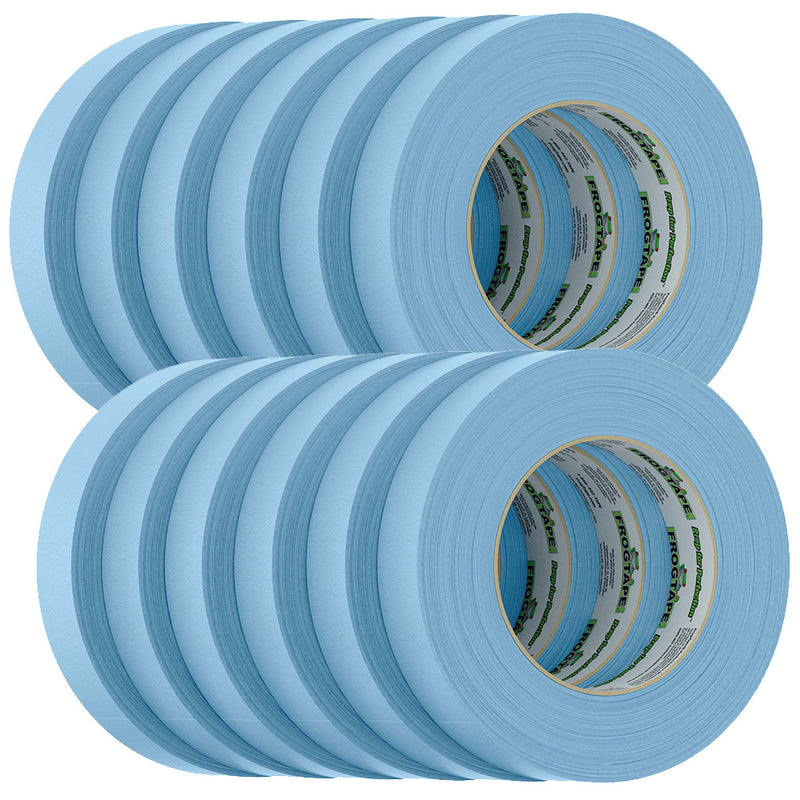 Load image into Gallery viewer, FrogTape CP 250 MediumHigh Adhesion Masking Tape  24MM x 55M x 12Pack  Light Blue  Rated f250F 105327
