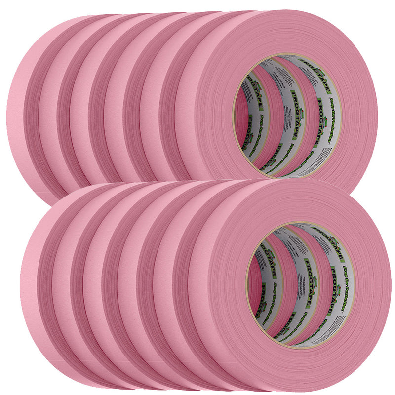 Load image into Gallery viewer, FrogTape CP 325 MediumHigh Adhesion Masking Tape  24MM x 55M x 12Pack  Pink  Rated f325F 105333
