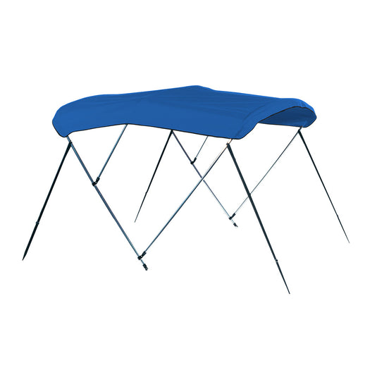 Carver 3 Bow 4681U Bimini Top with Boot  Pacific Blue Acrylic A4681UB04