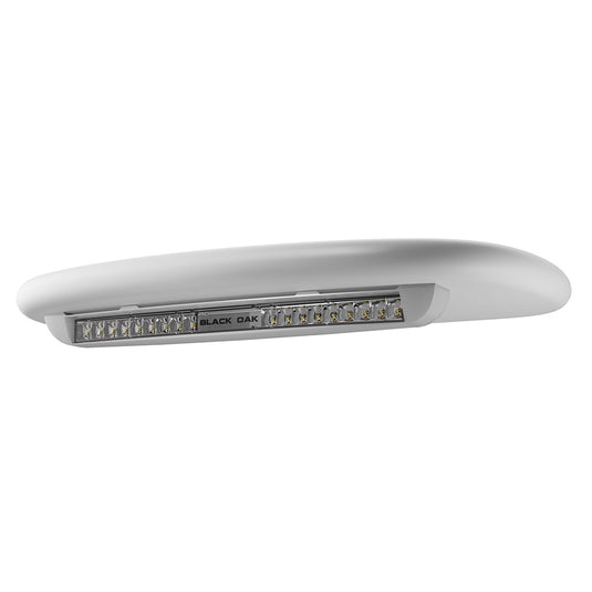 Black Oak Low Profile Marine Bar  Flood  Undermount  White LPWXU