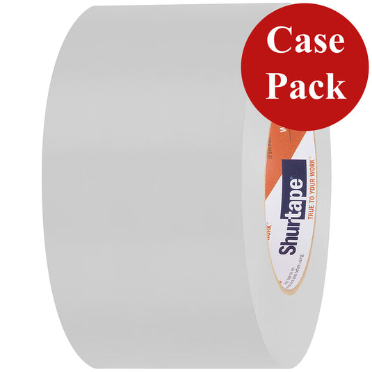 Shurtape UVResistant Marine Heat Shrink Tape  72MM x 55M Roll  Straight Edge White Case of 16 Rolls 105733C